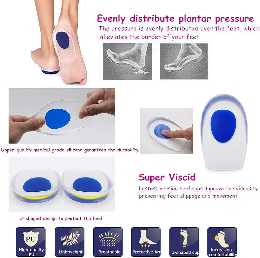 Silicone Gel Heel Cups