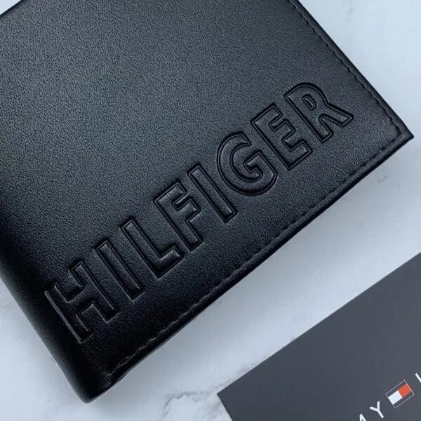 Tommy Hilfiger Gift Set Wallet Keychain Card Holder Black Men