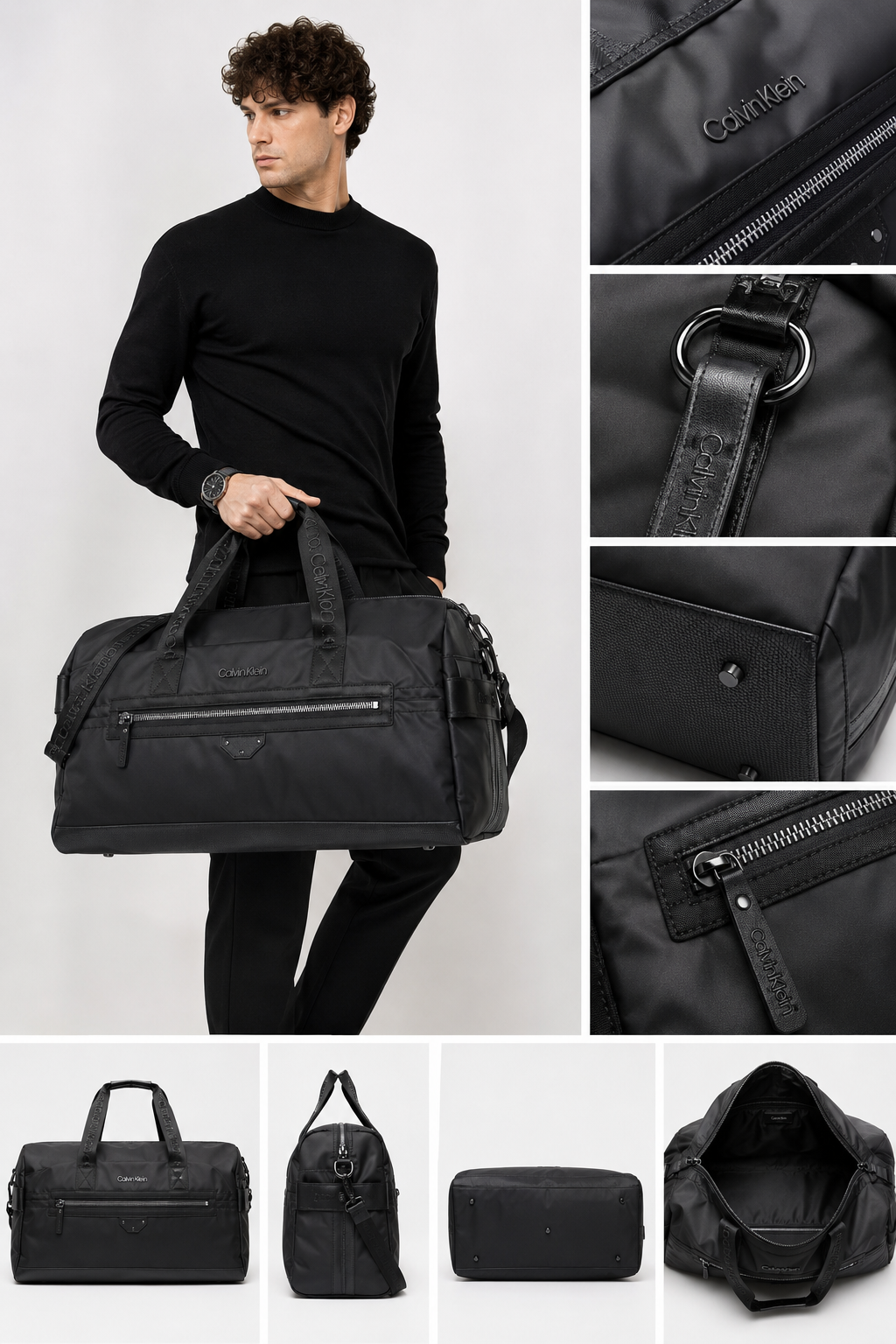 Calvin Klein Waterproof Utility Duffel Bag